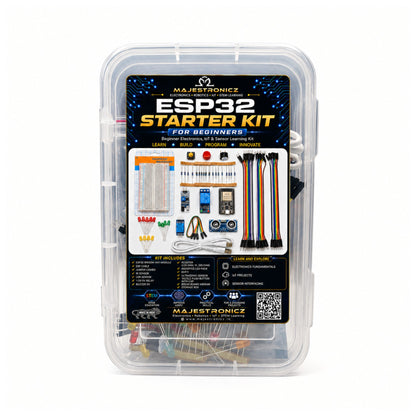Beginner ESP32 Starter Kit for IoT, Electronics Learning, DIY Projects, School & College Project Practice