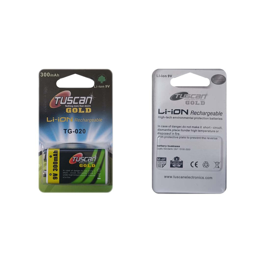 9V 300mAh Rechargeable Battery – Long Lasting, Reusable Power