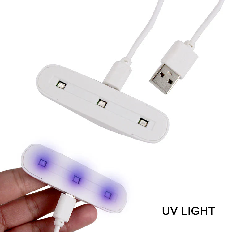 Mini Micro USB UV Light Lamp Glass Curing, UV Glue Drying & Mobile Repair Applications
