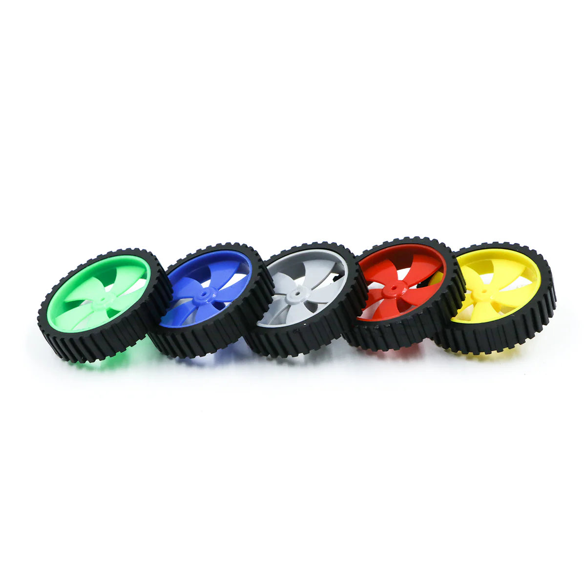 BO Motor Wheel 45mm x 11mm – Plastic Robotic Car Wheel for BO Motor