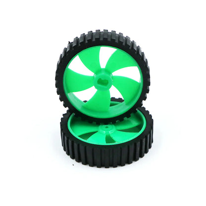 BO Motor Wheel 45mm x 11mm – Plastic Robotic Car Wheel for BO Motor