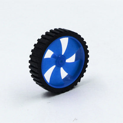 BO Motor Wheel 45mm x 11mm – Plastic Robotic Car Wheel for BO Motor