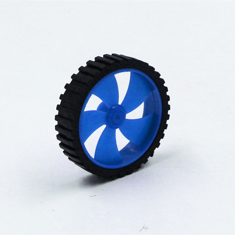 BO Motor Wheel 45mm x 11mm – Plastic Robotic Car Wheel for BO Motor