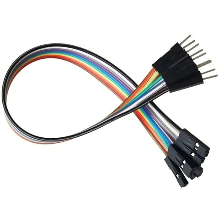Male-Female jumper wires for breadboard connections