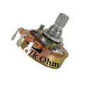 1K ohm potentiometer for adjusting resistance in circuits