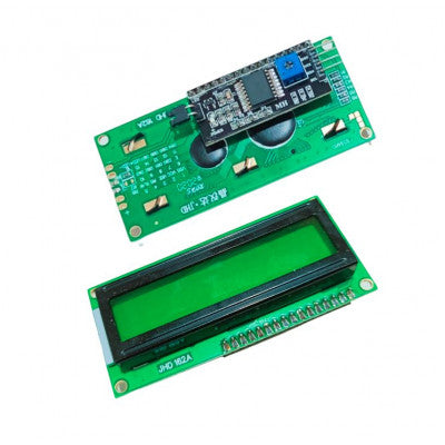 16x2 character LCD with I2C interface