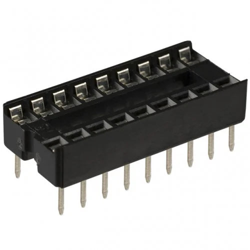 18-pin IC base for mounting integrated circuits