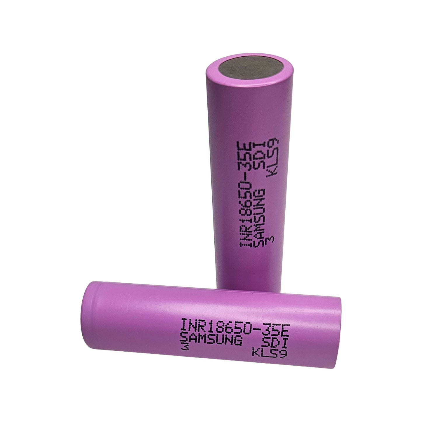 Samsung 3500mAh Lithium-Ion Battery 3.7V Rechargeable 18650 Battery  INR18650-35E for Battery Packs, DIY Electronics & Power Applications (Pack of 2)