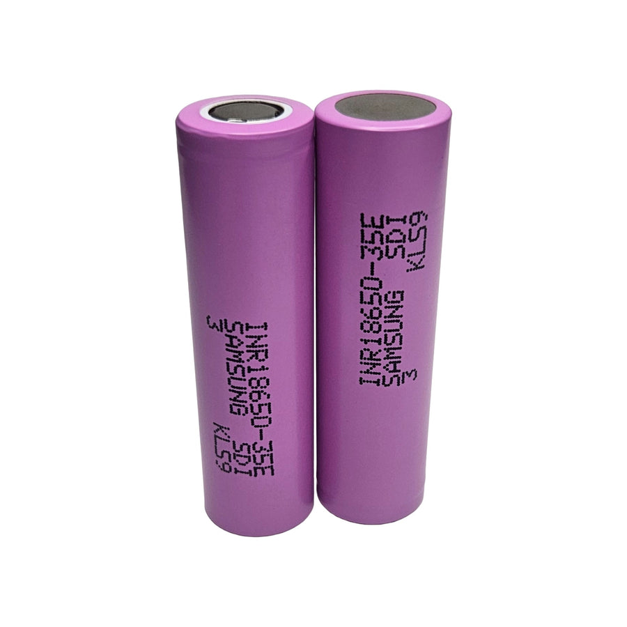 Samsung 3500mAh Lithium-Ion Battery 3.7V Rechargeable 18650 Battery  INR18650-35E for Battery Packs, DIY Electronics & Power Applications (Pack of 2)