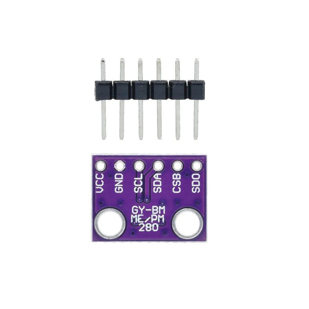 BMP280 sensor module for pressure and altitude measurements