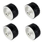 7x4cm plastic robot wheels for small bots