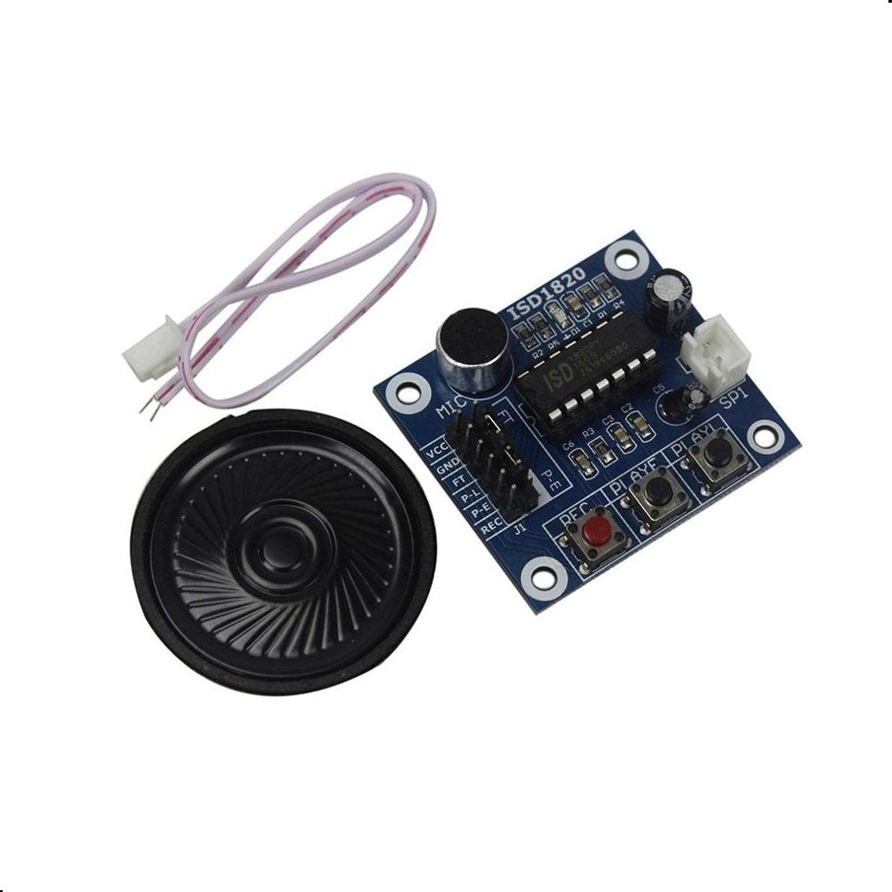 ISD1820 voice recorder and playback module for Arduino and DIY electronics projects
