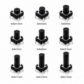 Tactile Push Button Switch Assorted (Pack of 5) – 6x6mm PCB Momentary Switch for DIY Electronics