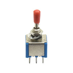6 Pin DPDT Toggle Switch ON-ON | Heavy Duty Mini Metal Lever Switch for PCB, Panel Mount, Arduino, Robotics & DIY Electronics