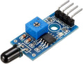 5mm infrared flame sensor module for Arduino and fire detection applications in DIY electronics
