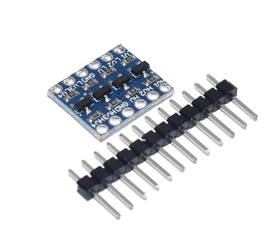 4-Channel Bidirectional Logic Level Converter Module – 3.3V to 5V Logic Level Shifter for Arduino, ESP32 and Raspberry Pi