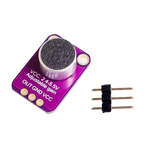 MAX4466 Electret Microphone Amplifier Module with Adjustable Gain