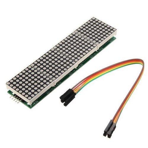 MAX7219 4-in-1 dot matrix display module for compact visual output