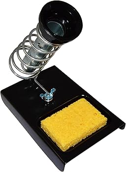 MAX Metal Soldering Iron Stand with safety coil and base