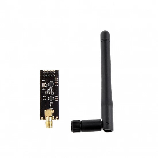 nRF24L01 2.4GHz wireless transceiver module with external antenna for Arduino and IoT projects