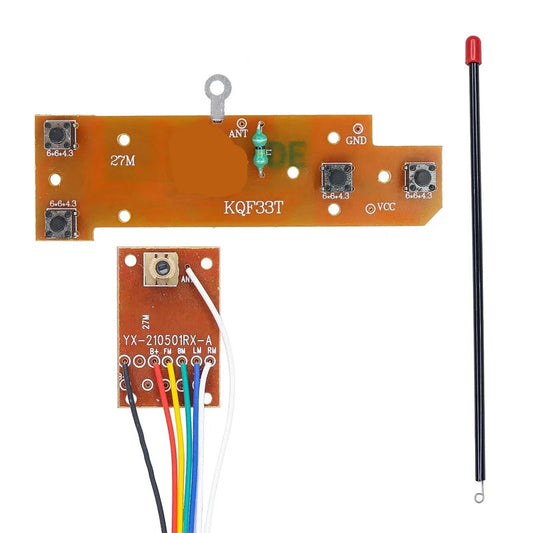 4 Channel 27 MHz RC Board for DIY Remote Control Projects