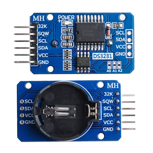DS3231 high accuracy real-time clock module with I2C interface and battery backup