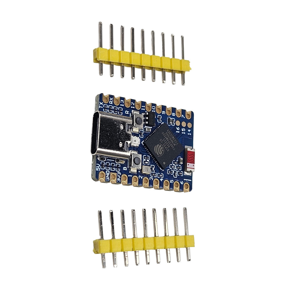 ESP32-S3 Mini Development Board, Based on ESP32-S3FH4R2 Dual-Core Processor, 240MHz Running Frequency, 2.4GHz Wi-Fi & Bluetooth 5