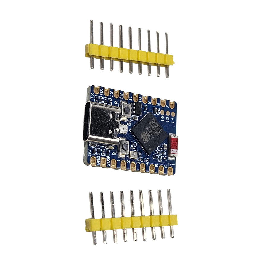 ESP32-S3 Mini Development Board, Based on ESP32-S3FH4R2 Dual-Core Processor, 240MHz Running Frequency, 2.4GHz Wi-Fi & Bluetooth 5