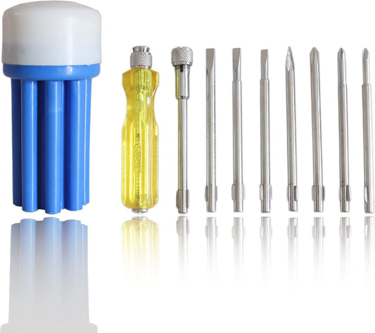Adjustable Multi-bit Screwdriver Set with Box