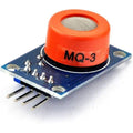 MQ-3 alcohol gas sensor for breath analysis