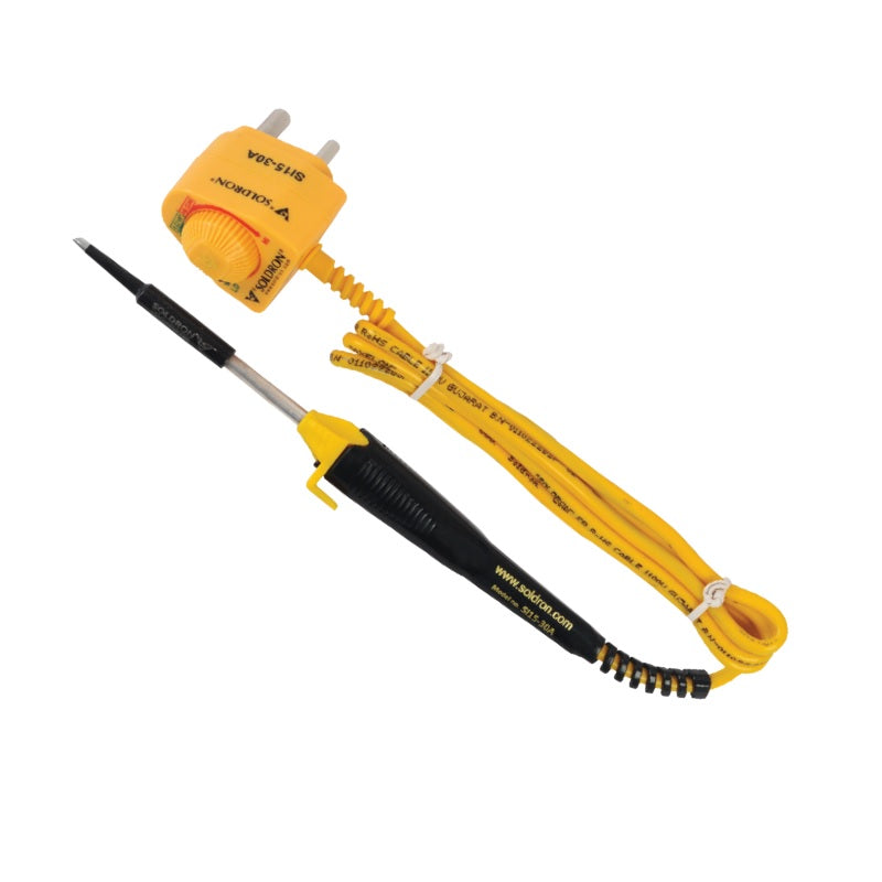 Soldron SI15-30A Variable Wattage Soldering Iron 230V | 15–30W Adjustable 250–480°C Heavy Duty Ceramic Heater Soldering Tool for Electronics Repair