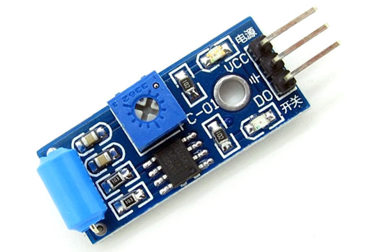 SW420 vibration sensor for motion detection and alerts