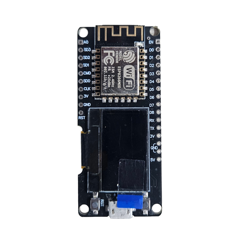 ESP8266 WiFi Development Board with 0.96 Inch OLED Display – NodeMCU IoT Module