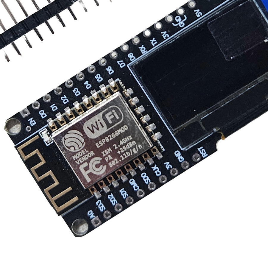 ESP8266 WiFi Development Board with 0.96 Inch OLED Display – NodeMCU IoT Module