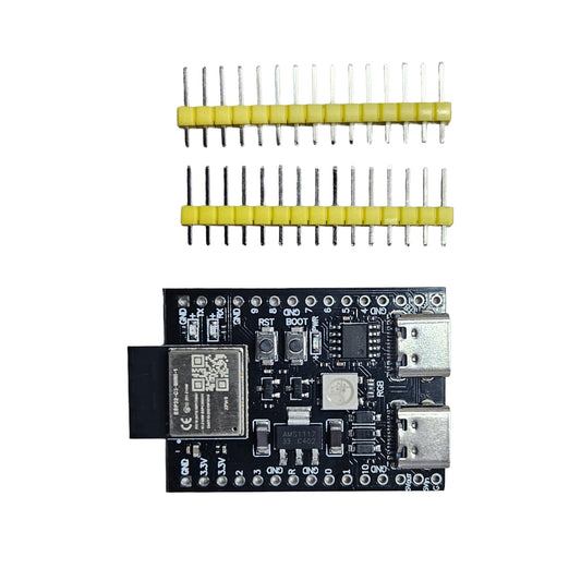 ESP32-C3 Mini Dual USB Development Board – WiFi Bluetooth IoT Module with Type-C and Micro USB