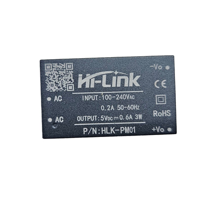Hi-Link HLK-PM01 5V 3W AC to DC Power Supply Module – 100V–240V AC to 5V DC Converter