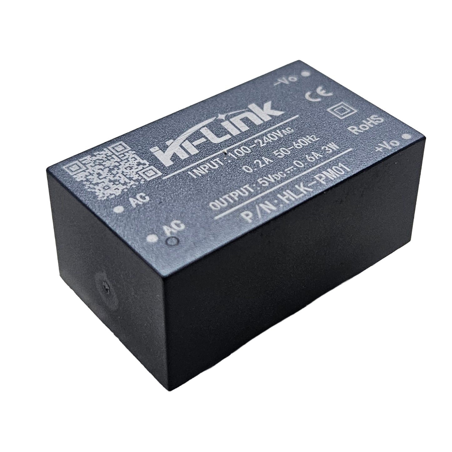 Hi-Link HLK-PM01 5V 3W AC to DC Power Supply Module – 100V–240V AC to 5V DC Converter