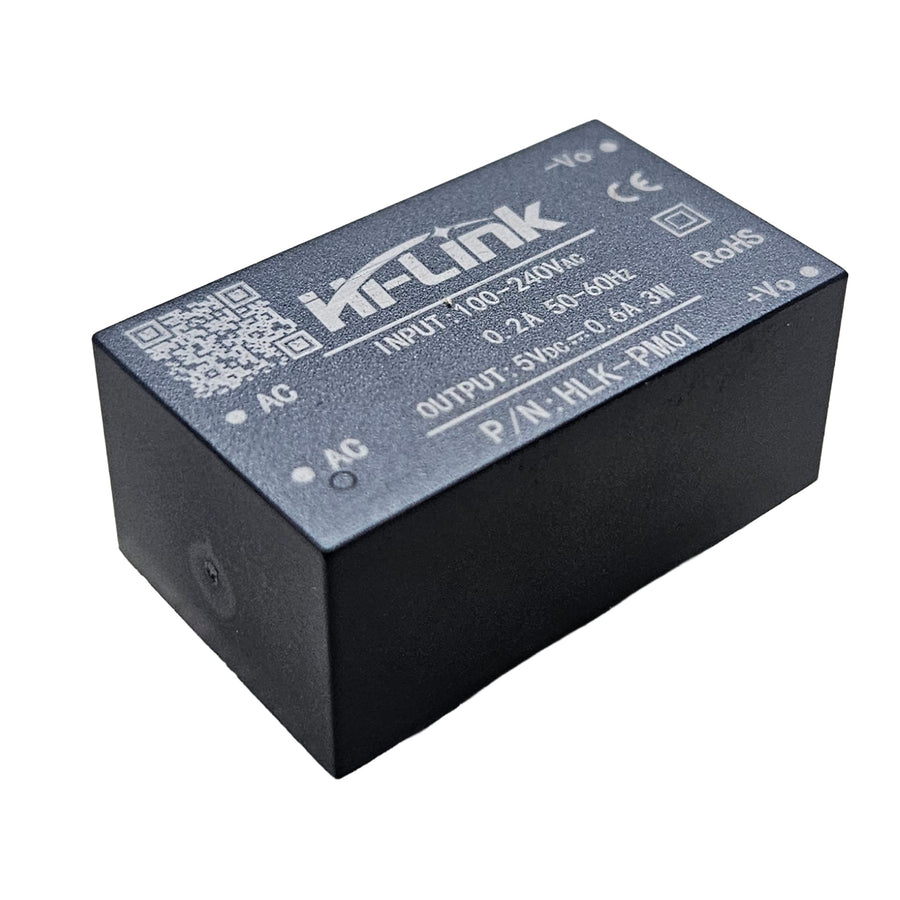 Hi-Link HLK-PM01 5V 3W AC to DC Power Supply Module – 100V–240V AC to 5V DC Converter