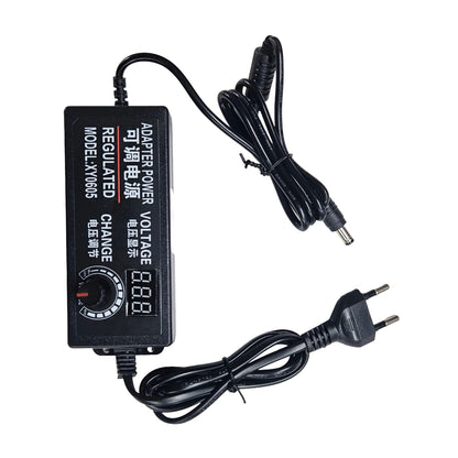 12V 5A Adjustable Power Adapter with Digital Voltage Display – Regulated DC Power Supply Adapter