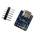 7Semi USB Type-C Female Breakout Board – 6-Pin, CB-10112