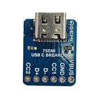 7Semi USB Type-C Female Breakout Board – 6-Pin, CB-10112