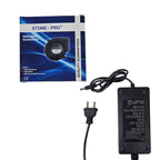 Stone-Pro 9733HBL 12V DC High-Speed Blower Fan with Pamma 12V 5A Adjustable Regulator Adapter