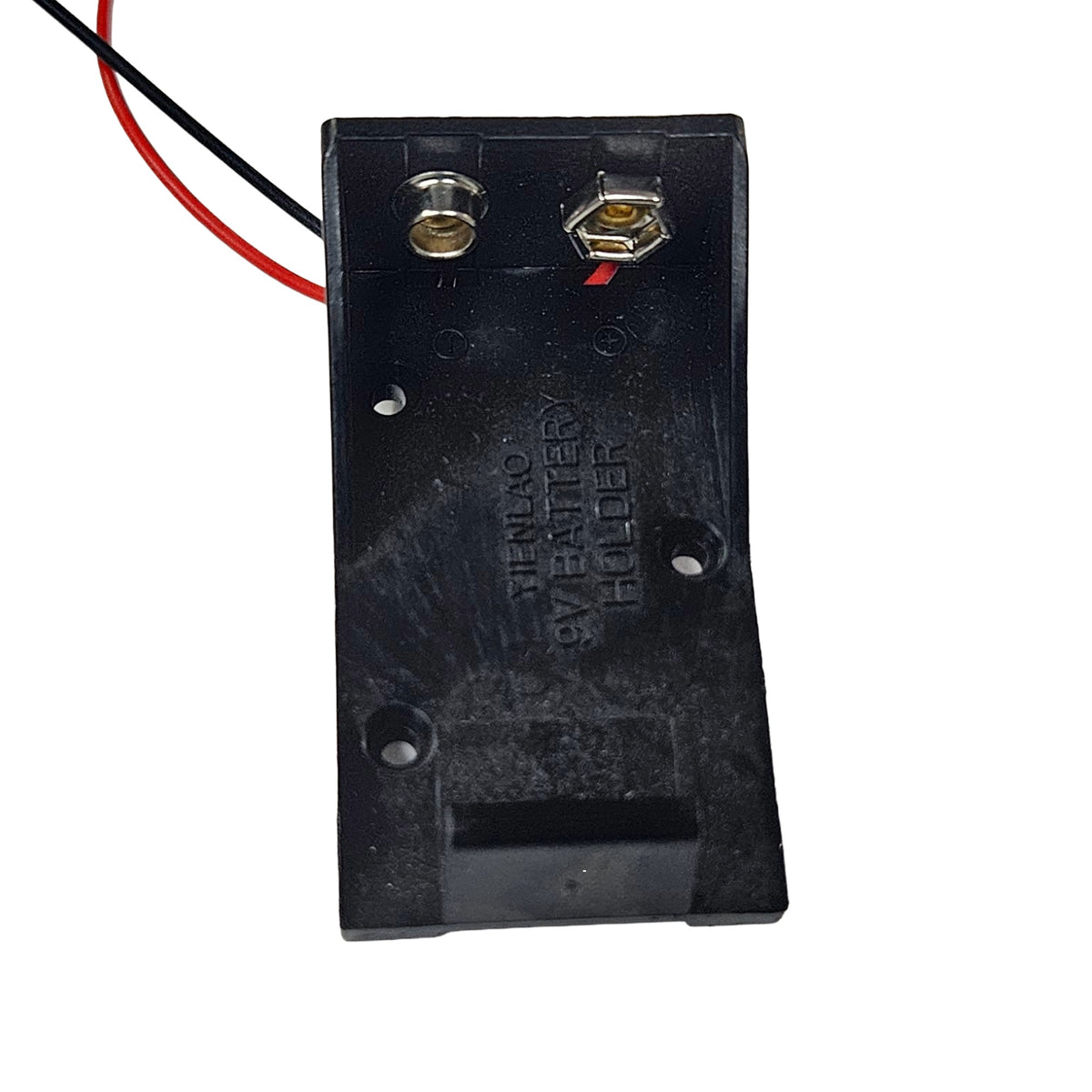 9V Battery Holder with Snap Connector and Wire Leads