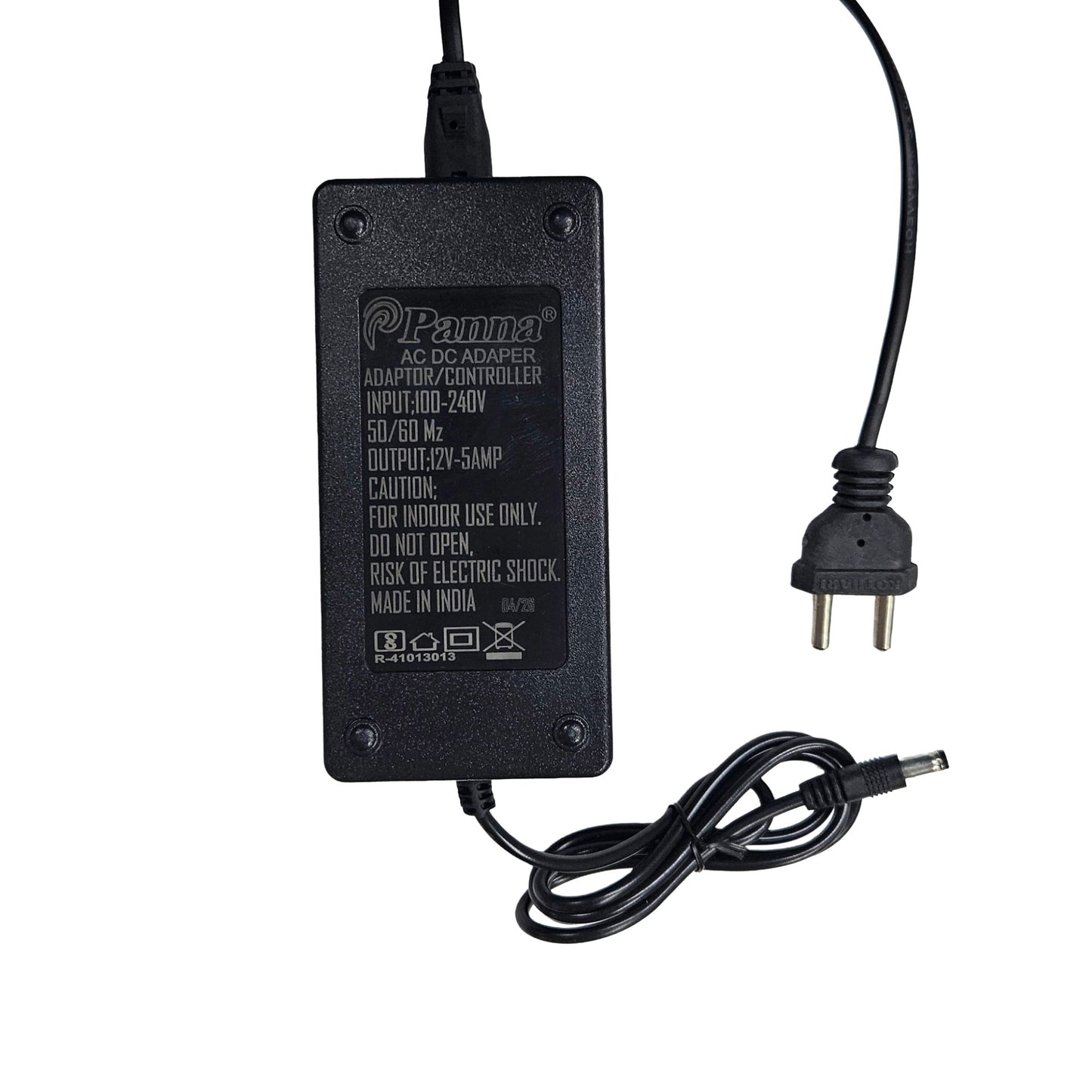 Stone-Pro 9733HBL 12V DC High-Speed Blower Fan with Pamma 12V 5A Adjustable Regulator Adapter