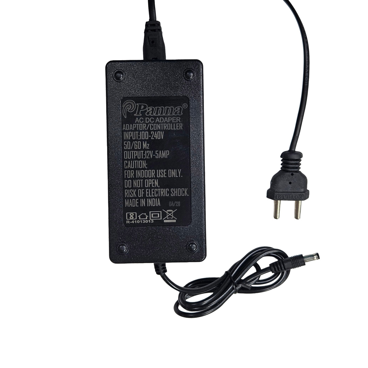 Stone-Pro 9733HBL 12V DC High-Speed Blower Fan with Pamma 12V 5A Adjustable Regulator Adapter