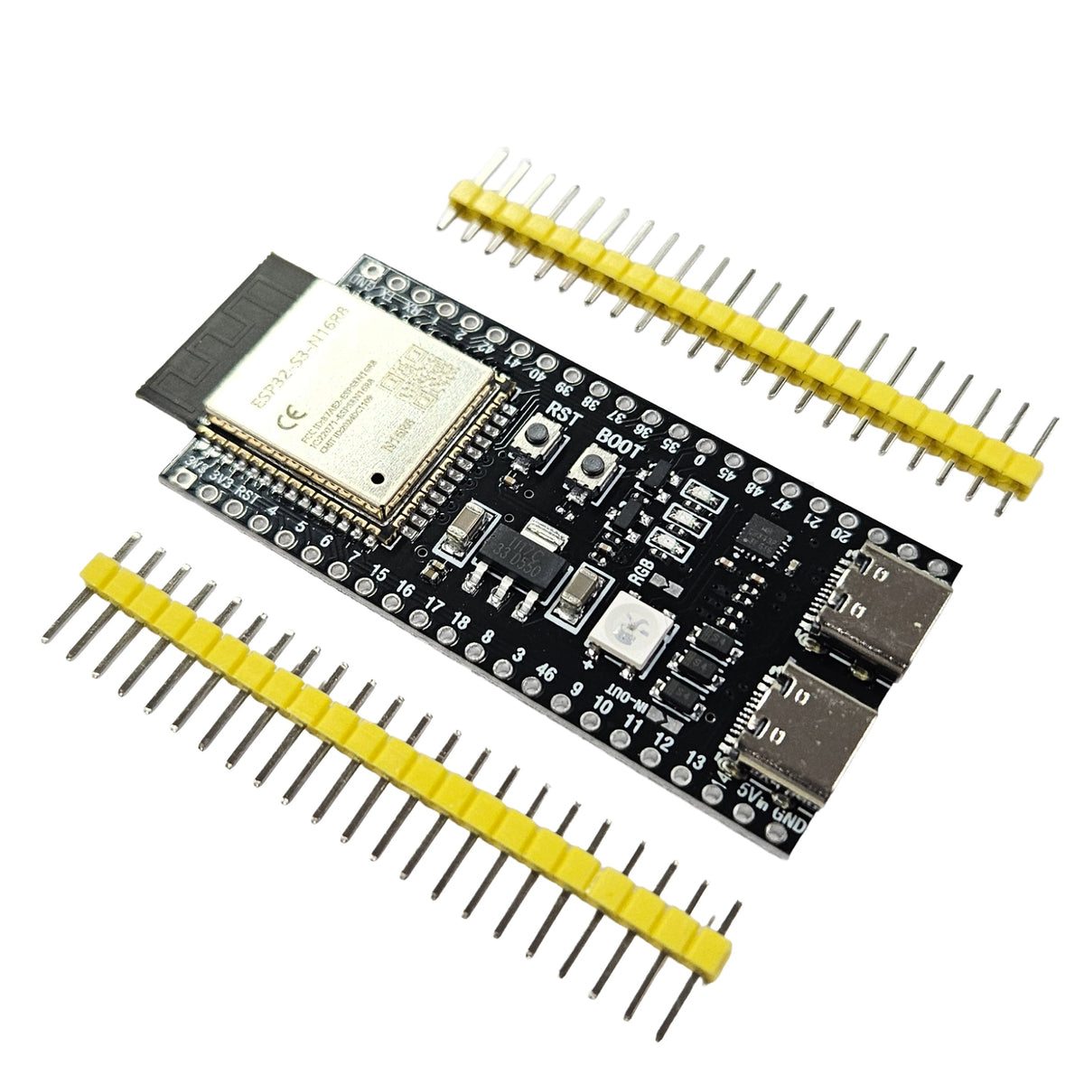 ESP32-S3 DevKit M-1 N16R8 – 16MB Flash, 8MB PSRAM (Unsoldered)