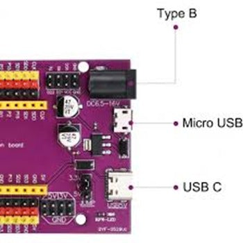 ESP32 38-Pin Expansion Board with Type-C – ESP32 DevKitC GPIO Expansion Module