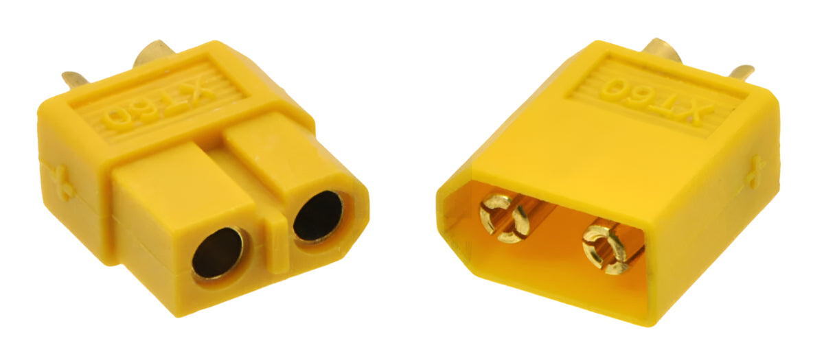 Mini XT60 connector set – male and female high-current power plugs for drones, RC vehicles, and battery packs