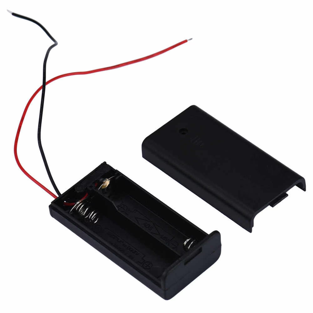 2 x  AA battery holder with cover and On/Off Switch
