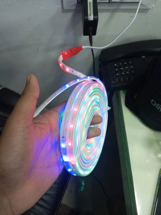 220V SMD LED Rope Light 2835-48 LEDs Wireless High Lumen Energy Saving 50,000 Hours Long Life – Running Six Color Decorative LED Strip